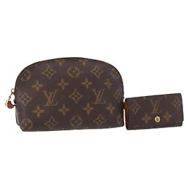 LOUIS VUITTON Monogramm Tasche 2 Set LV Auth BA7575 Monogramm