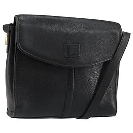 Autre Marque Borsa a Spalla Burberrys in Pelle Nera e Oro Auth ep11023 Nero D'oro