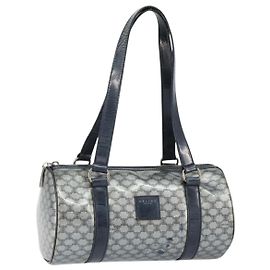 Céline Sac à main CELINE Émail Argent Auth mr1550 Argenté