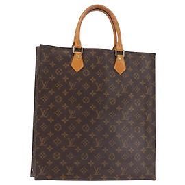 LOUIS VUITTON Bolsa Sac Plat Monogram M51140 LV Auth MY201 Monograma