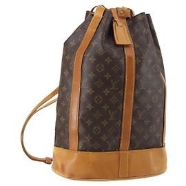 LOUIS VUITTON Bolsa de Hombro Monogram Randonnee GM M42244 LV Auth 143570 Monograma