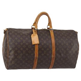 LOUIS VUITTON Monogram Keepall Bandouliere 55 Bolsa Boston M41414 LV Auth 142469 Monograma