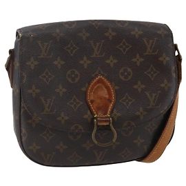 LOUIS VUITTON Monogram Saint Cloud GM Shoulder Bag M51242 LV Auth 147984 Monogram