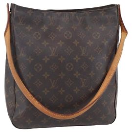 LOUIS VUITTON Bolsa de Ombro Monogram Looping GM M51145 LV Auth 150853 Monograma