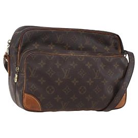 LOUIS VUITTON Monogram Nile Shoulder Bag M45244 LV Auth BA7600 Monogram