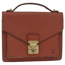LOUIS VUITTON Sac à main Epi Monceau 28 Marron M52123 LV Auth fm4929 Marron