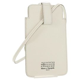 Autre Marque Pochette per smartphone Maison Margiela Bianco Argento Auth 154208M Argento Bianco