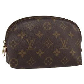 LOUIS VUITTON Pochette Cosmética Monogram PM Pouch M43998 LV Auth BA8358 Monograma