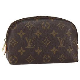 LOUIS VUITTON Pochette Cosmetica Monogram PM Pouch M43998 LV Auth bs30735 Monogramma