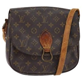 LOUIS VUITTON Bolsa de Ombro Monogram Saint Cloud GM M51242 LV Auth 144897 Monograma