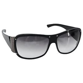 Autre Marque Gafas de sol de plástico negras Auth BA8246 de BOTTEGA VENETA Negro