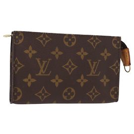 LOUIS VUITTON Monogram Bucket PM Accessory Pouch LV Auth 154881 Monogram