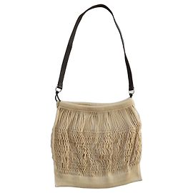 Sacola de compras em rede Lemaire x Filt Bege