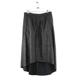 Zadig & Voltaire Saia de couro preta Preto