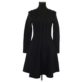 Maje Schwarzes Kleid Schwarz