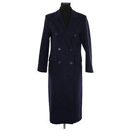 Maje Cappotto di lana blu Blu