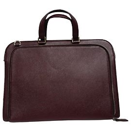Borsa a tracolla Prada in pelle Saffiano bordeaux con placca logo Rosso Bordò