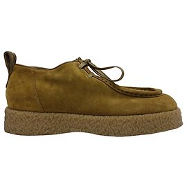 Scarpe Derby stringate Bottega Veneta Torino in suede marrone Marrone Rosso