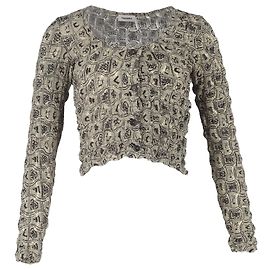 Cardigan Rosine Smocké Imprimé Nanushka en Polyester Multicolore Multicolore