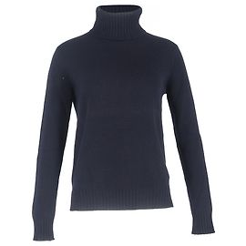 Pull col roulé Loro Piana en cachemire bleu marine Bleu Bleu Marine