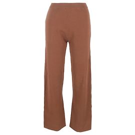 Calça larga Lex em cashmere marrom da Loro Piana Marrom Vermelho