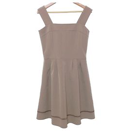 Autre Marque Elegantes Stichkleid FOXEY NEW YORK Braun Andere