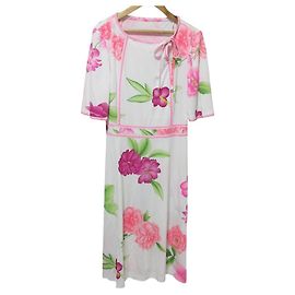 Autre Marque Robe à Imprimé Floral LEONARD Rose