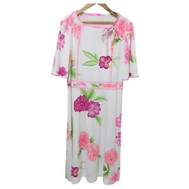 Autre Marque Robe à Imprimé Floral LEONARD Rose