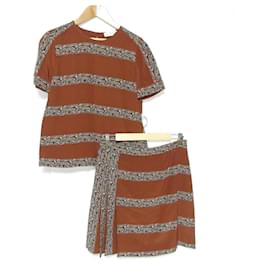 Tory Burch Silk Setup Brown
