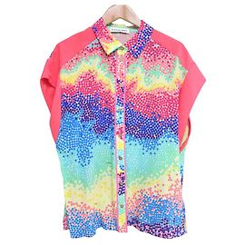 Autre Marque Camisa de Chifón de Seda LEONARD Multicolor