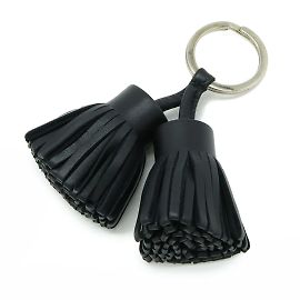Hermès Hermes Carmen Unodos Key Ring Black