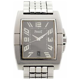 Orologio da uomo Piaget Upstream 27050 con quadrante argentato Altro