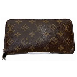 Louis Vuitton Brown Zippy Bi-Fold Wallet Brown