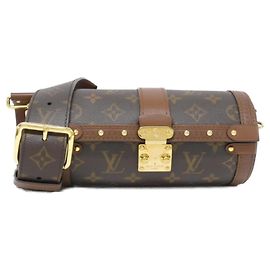 Sac à épaule Papillon Trunk Monogram Louis Vuitton Marron Monogramme