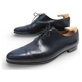 BERLUTI ALESSANDRO DEMESURE ONE CUT SCHUHE 9 43 + SCHUHSPANNER Blau