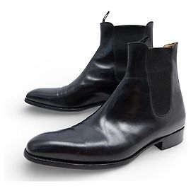 STIVALI JM WESTON 471 CLARIDGE 8.5D 42.5 IN PELLE CON ALBERO Nero