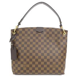 Bolsa de Ombro Graceful Damier Louis Vuitton Marrom