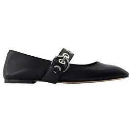 Ballerine con Occhielli Uma - Aeyde - Pelle - Nero Nero