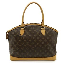 Bolsa 2 em 1 Monogram Lockit da Louis Vuitton Marrom