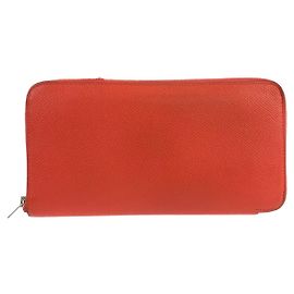 Hermès Azap Long Silk'in Geldbörse Rot