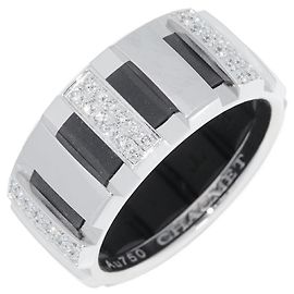 Anillo de diamante K18WG de Chaumet Blanco
