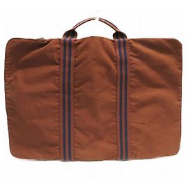 Hermès Hermes Herbag Canvas Document Bag Brown