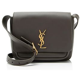 Borsa a Spalla Niki Monogram in Pelle di Vitello Saint Laurent Verde
