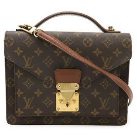 Louis Vuitton Monogram Monceau 26 Handtasche Braun