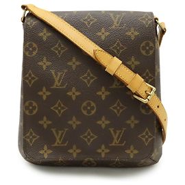 Borsa a Spalla Musette Salsa Monogram Louis Vuitton Marrone