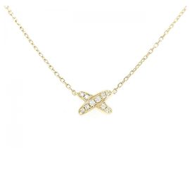 Collar Chaumet Liens Mini Au750 Dorado Metálico