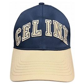Céline Gorra de algodón Celine 2AK04969P Azul