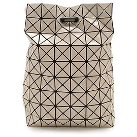 Zaino in PVC BAO BAO Issey Miyake Marrone Beige
