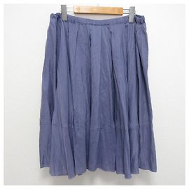 Prada 100% Seidenrock Lila