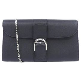 Delvaux Brillant Long Wallet Rodeo Calf Wallet Black